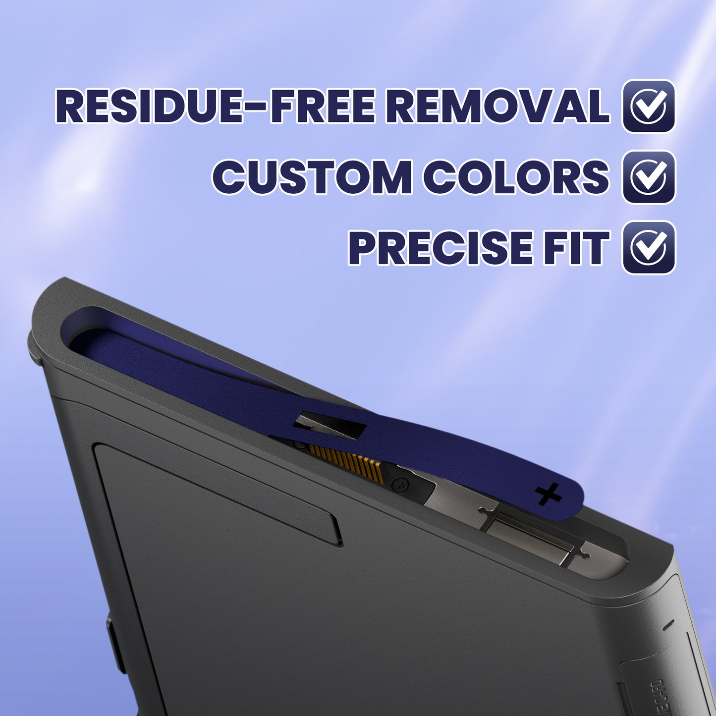 eXtremeRate Side Rail Slot Sticker for Nintendo Switch 2 Console - SwitchCube Purple
