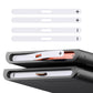 eXtremeRate Side Rail Slot Sticker for Nintendo Switch 2 Console - White