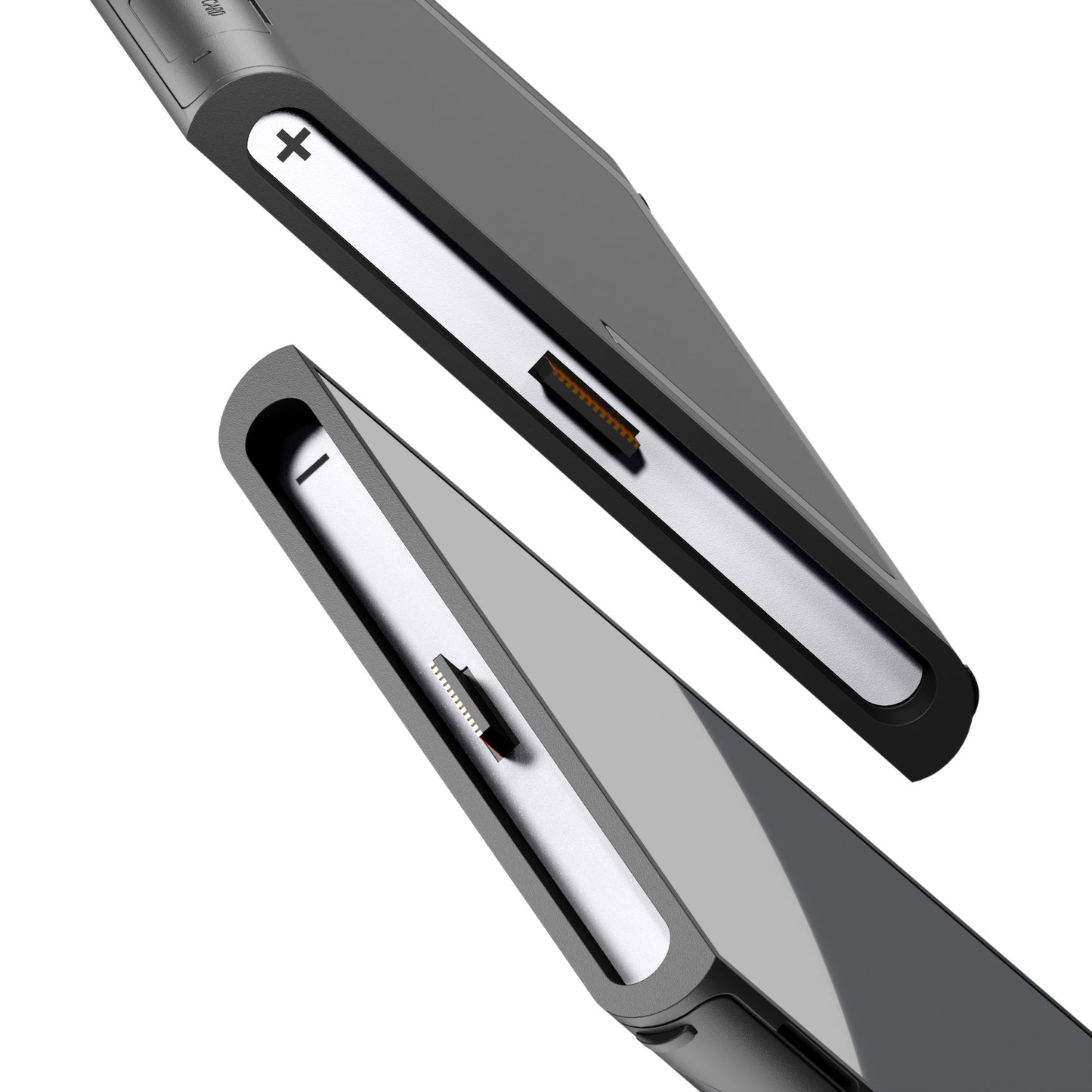 eXtremeRate Side Rail Slot Sticker for Nintendo Switch 2 Console - White