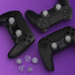 eXtremeRate ThumbsGear V3 Interchangeable Ergonomic Thumbstick for PS5 Edge & PS5 & PS4 Controller - Clear