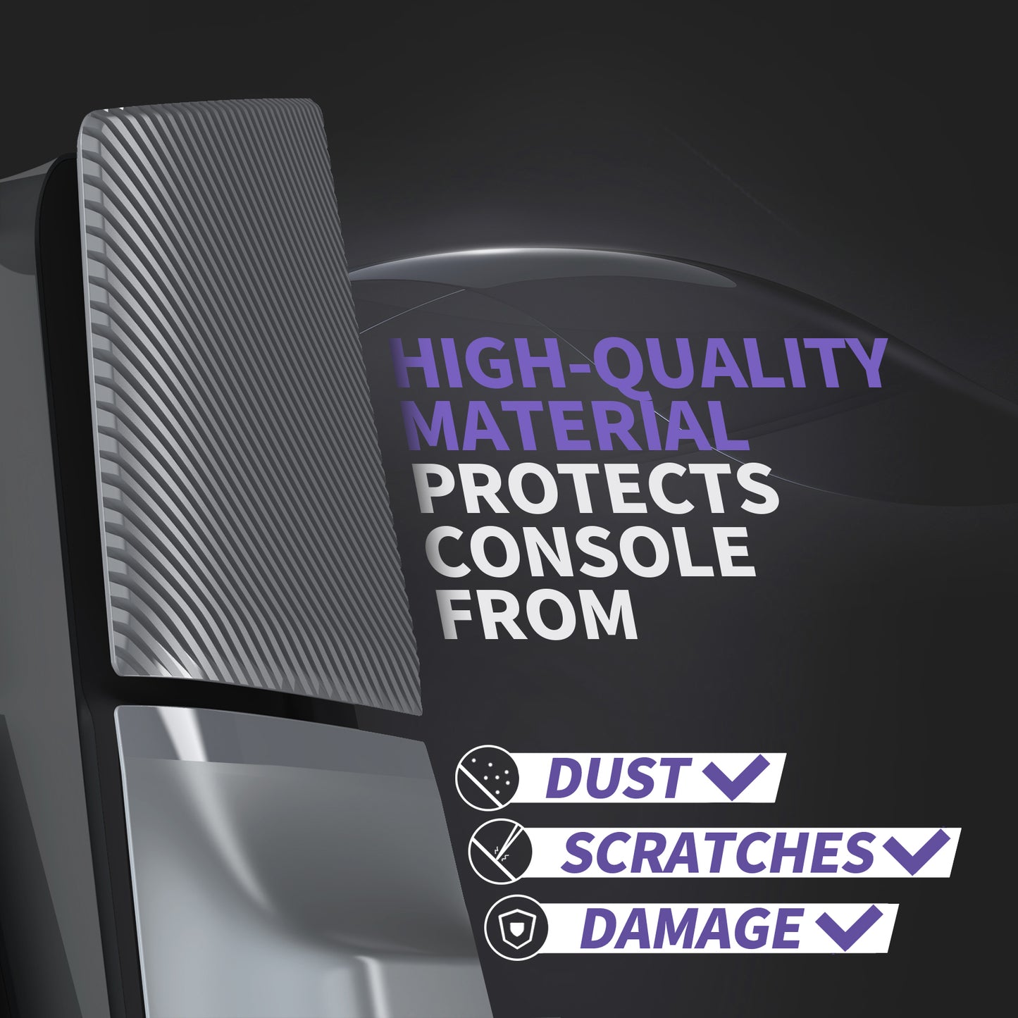 eXtremeRate eXcover Replacement Top Bottom Cover Side Panel with Cooling Vent for PS5 Slim Disc Edition Console - New Hope Gray