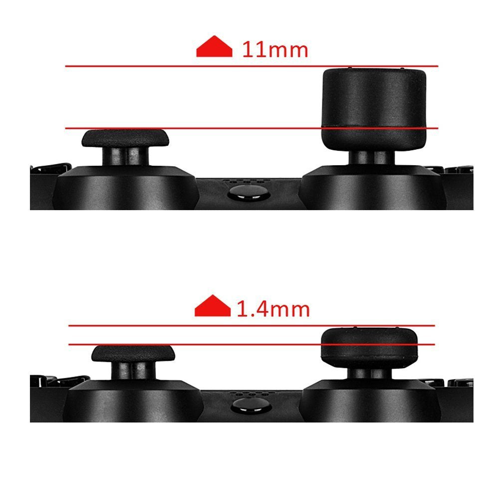 eXtremeRate 8 Pcs/Set Silicone Rubber Precision Platporm Raised