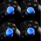 eXtremeRate Retail 8 Blue Silicone Rubber Precision Platporm Raised Analog Sticks Thumb Grips for ps4 Slim ps4 Pro Thumbsticks-ZXBJ1232