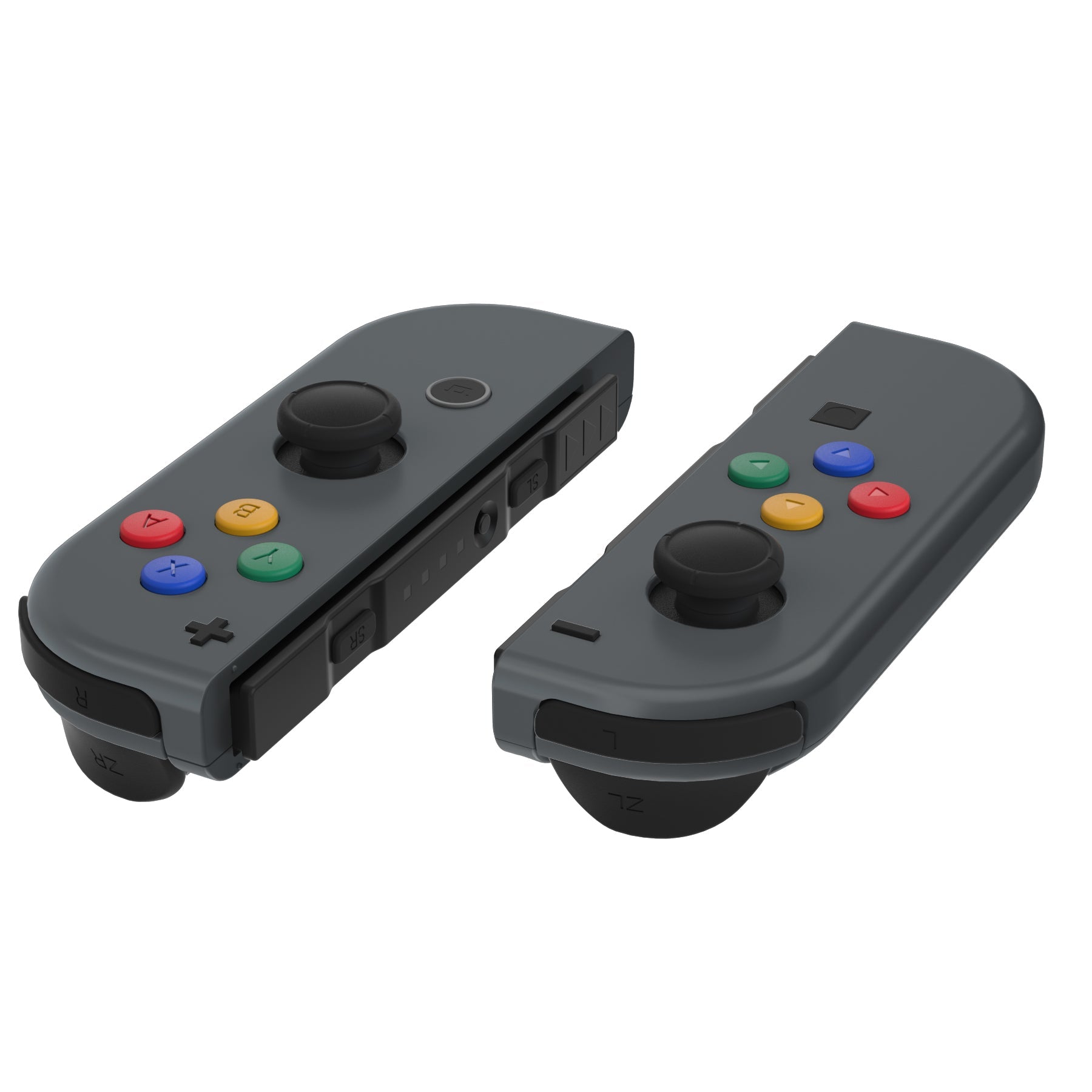 eXtremeRate Replacement DIY Colorful ABXY Buttons Directions Keys