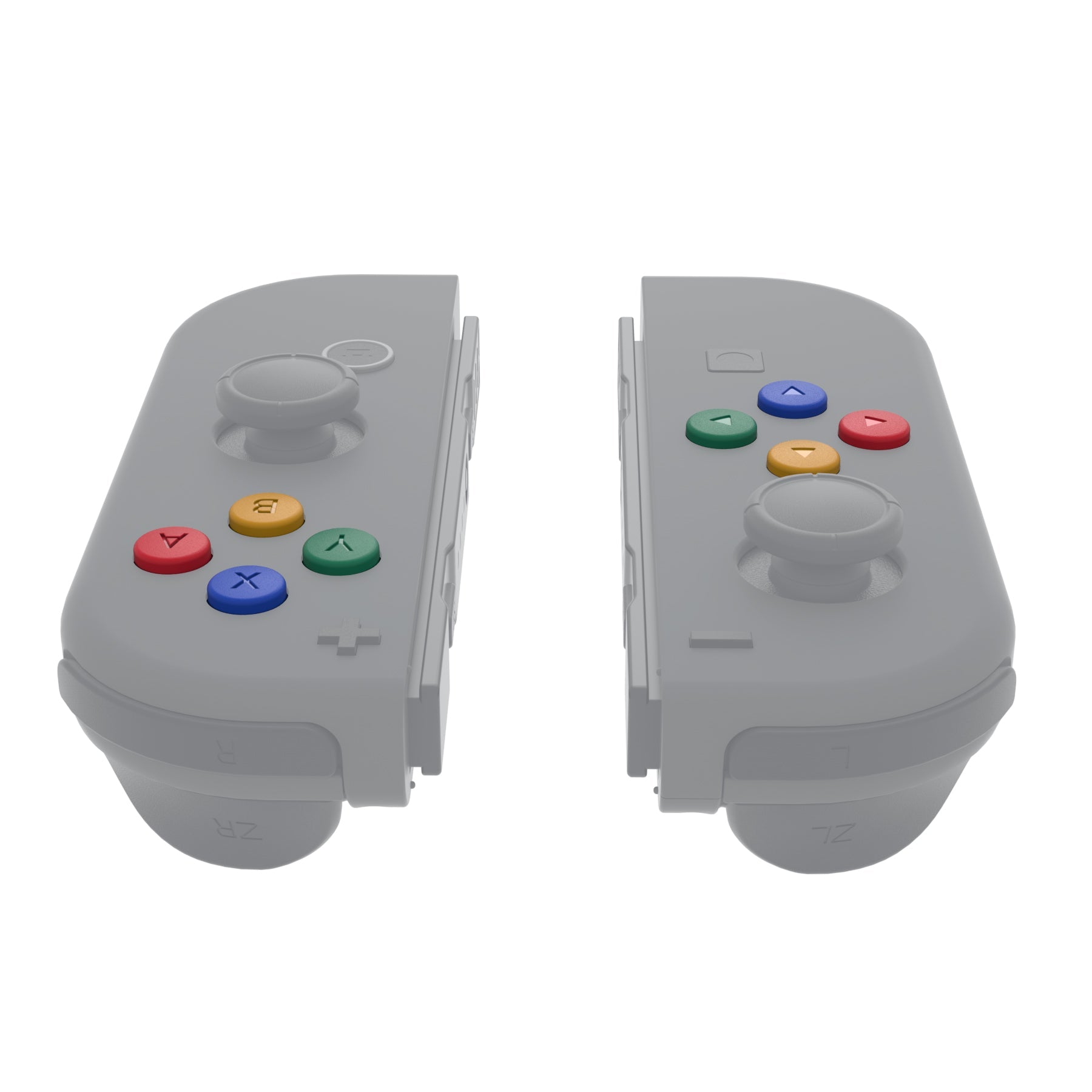 eXtremeRate Replacement DIY Colorful ABXY Buttons Directions Keys