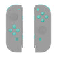 eXtremeRate Retail Emerald Green Replacement DIY Colorful ABXY Buttons Directions Keys Repair Kits with Tools for NS Switch JoyCon & OLED JoyCon - JoyCon Shell NOT Included - AJ115