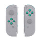 eXtremeRate Retail Green Purple Chameleon Replacement ABXY Direction Keys SR SL L R ZR ZL Trigger Buttons Springs, Full Set Buttons Repair Kits with Tools for NS Switch JoyCon & OLED JoyCon - JoyCon Shell NOT Included - AJ210