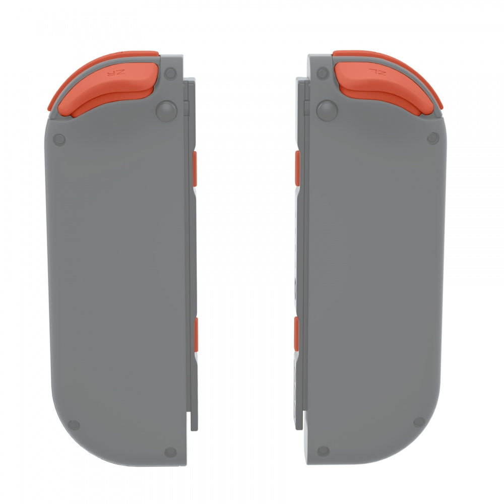 eXtremeRate Retail Coral Replacement ABXY Direction Keys SR SL L R ZR ZL Trigger Buttons Springs, Full Set Buttons Repair Kits with Tools for NS Switch JoyCon & OLED JoyCon - JoyCon Shell NOT Included - AJ223