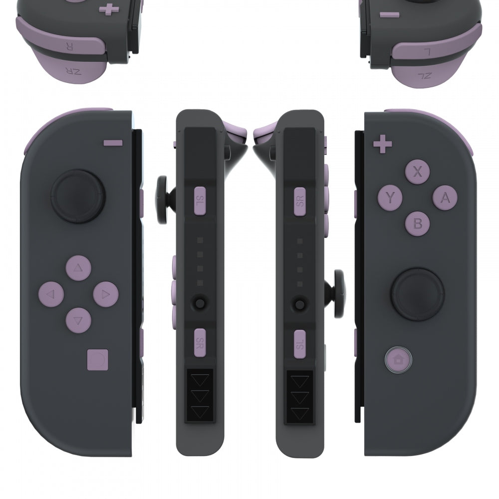 eXtremeRate Dark Grayish Violet Replacement ABXY Direction Keys SR