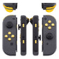 eXtremeRate Retail Chrome Gold Glossy Replacement ABXY Direction Keys SR SL L R ZR ZL Trigger Buttons Springs, Full Set Buttons Repair Kits with Tools for NS Switch JoyCon & OLED JoyCon - JoyCon Shell NOT Included - AJ301