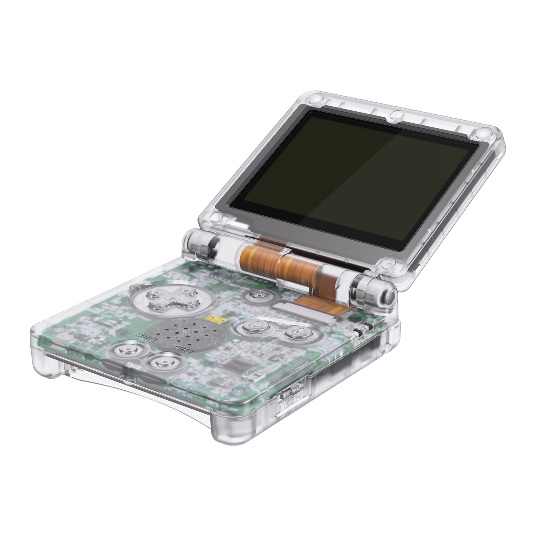 IPS Ready Upgraded eXtremeRate Clear Custom Replacement Housing Shell ...