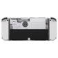 eXtremeRate Retail Clear Console Back Plate DIY Replacement Housing Shell Case for Nintendo Switch OLED Console – JoyCon Shell & Kickstand NOT Included - BNSOM5001