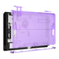 eXtremeRate Retail Clear Atomic Purple Console Back Plate DIY Replacement Housing Shell Case for Nintendo Switch OLED Console – JoyCon Shell & Kickstand NOT Included - BNSOM5002