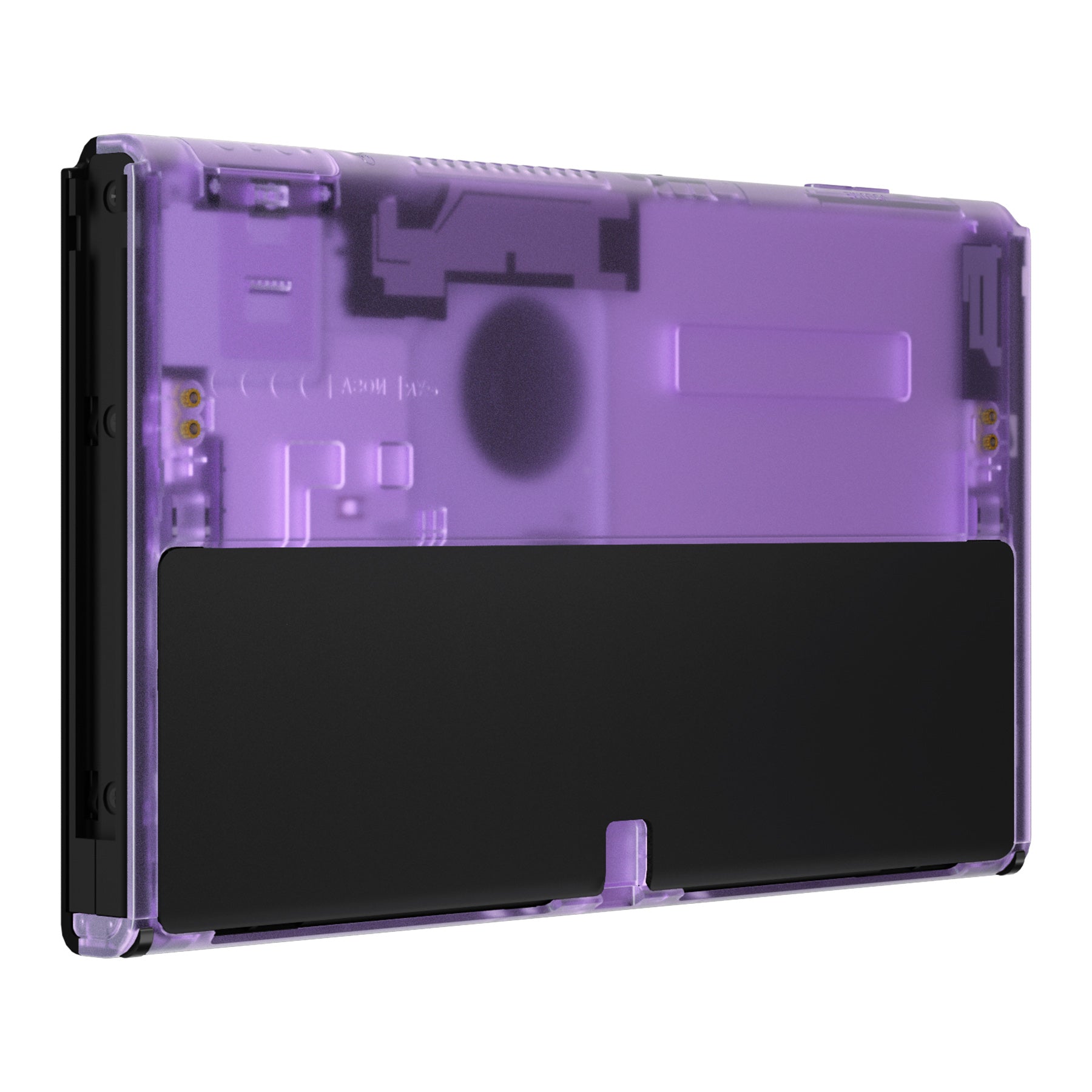 eXtremeRate Clear Atomic Purple Console Back Plate DIY Replacement
