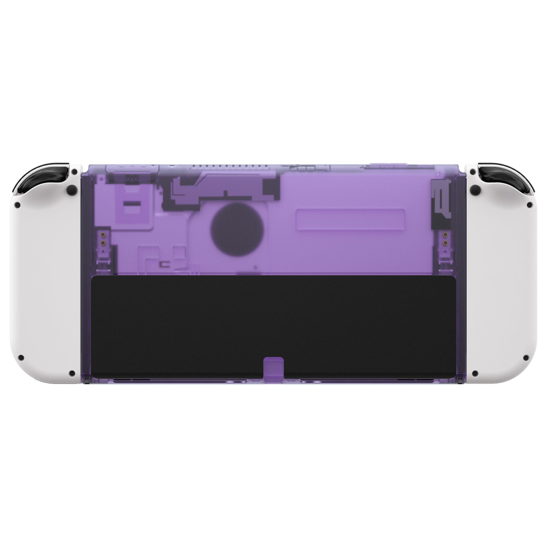 eXtremeRate Clear Atomic Purple Console Back Plate DIY Replacement