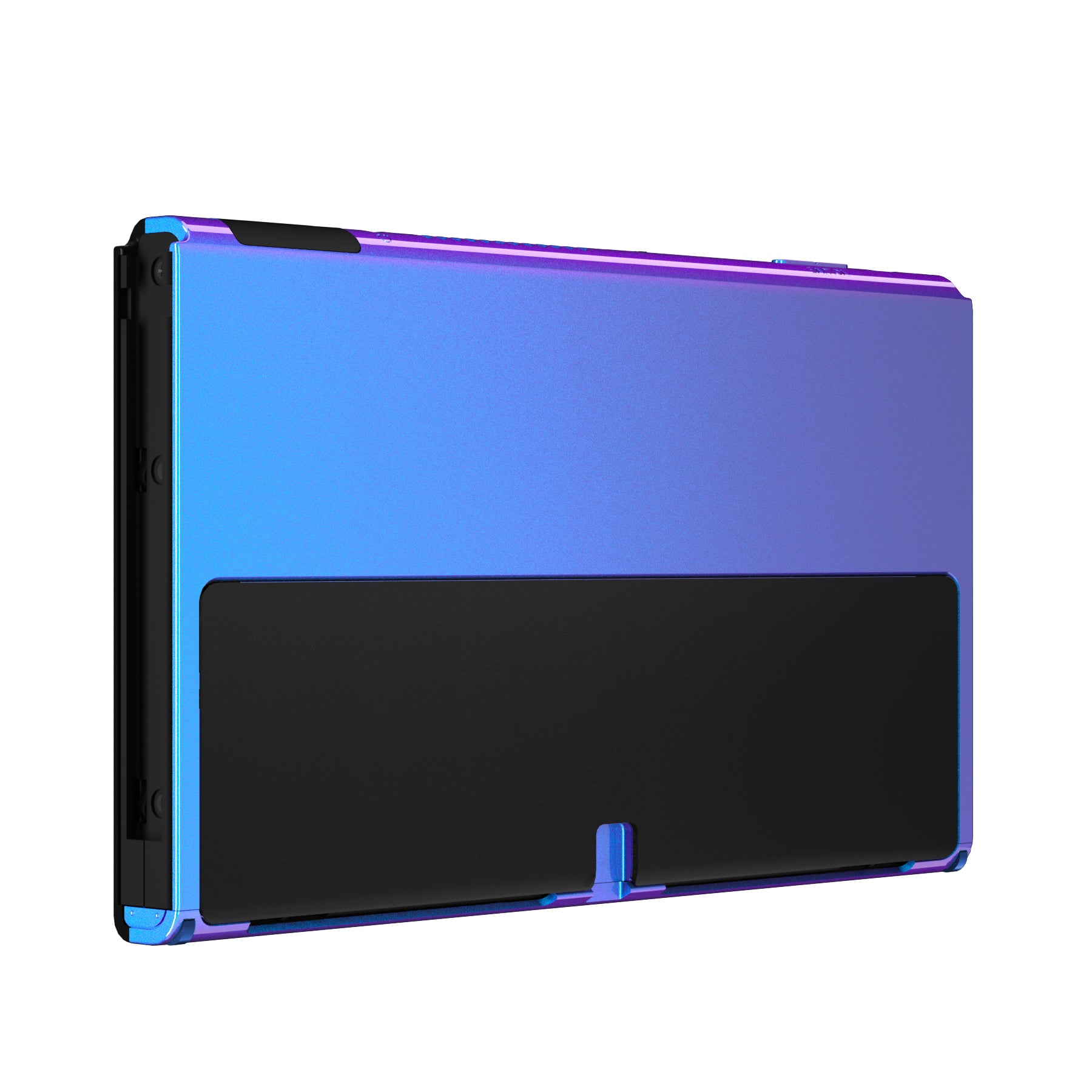 eXtremeRate Chameleon Purple Blue Soft Touch Console Back Plate