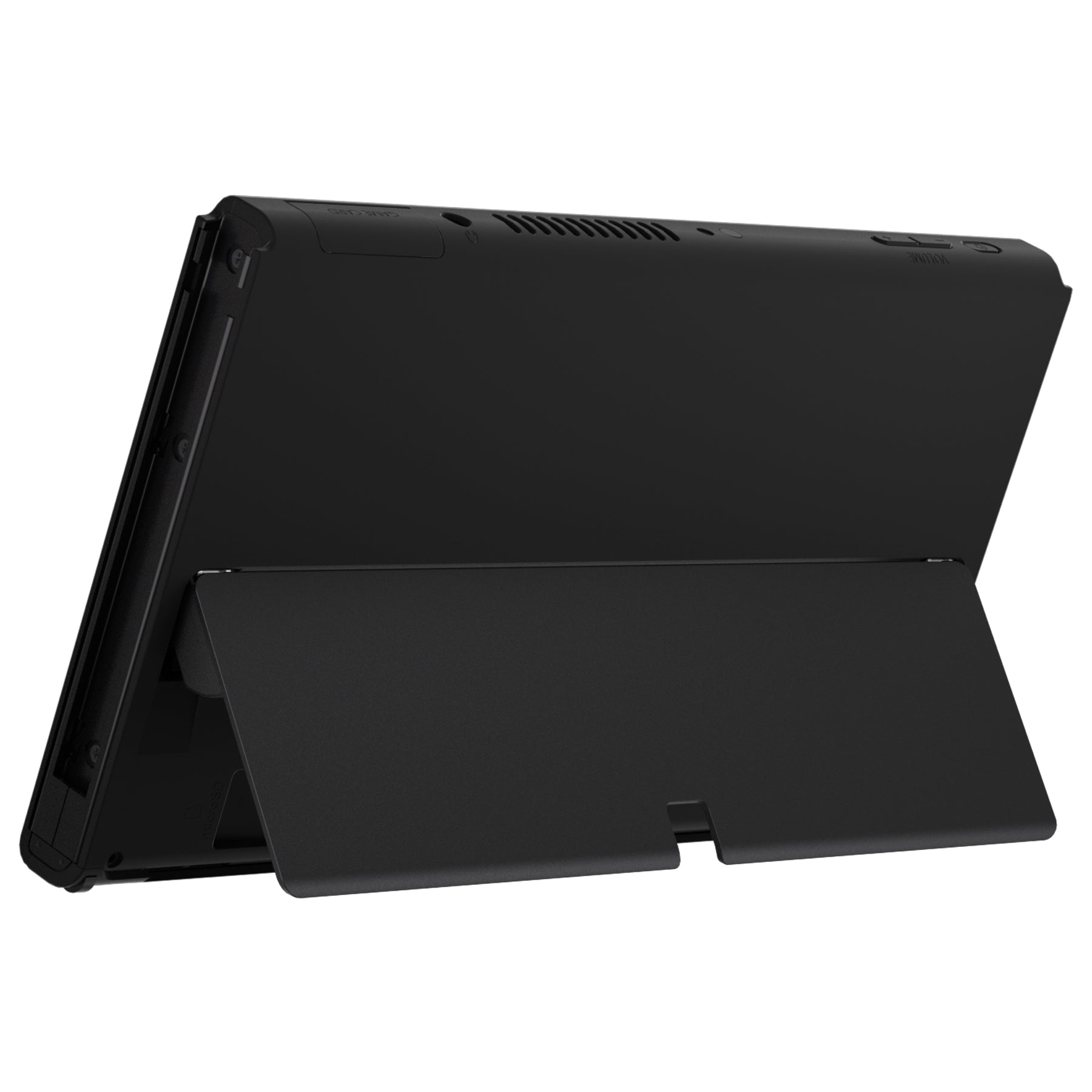 eXtremeRate Black Soft Touch Console Back Plate DIY Replacement