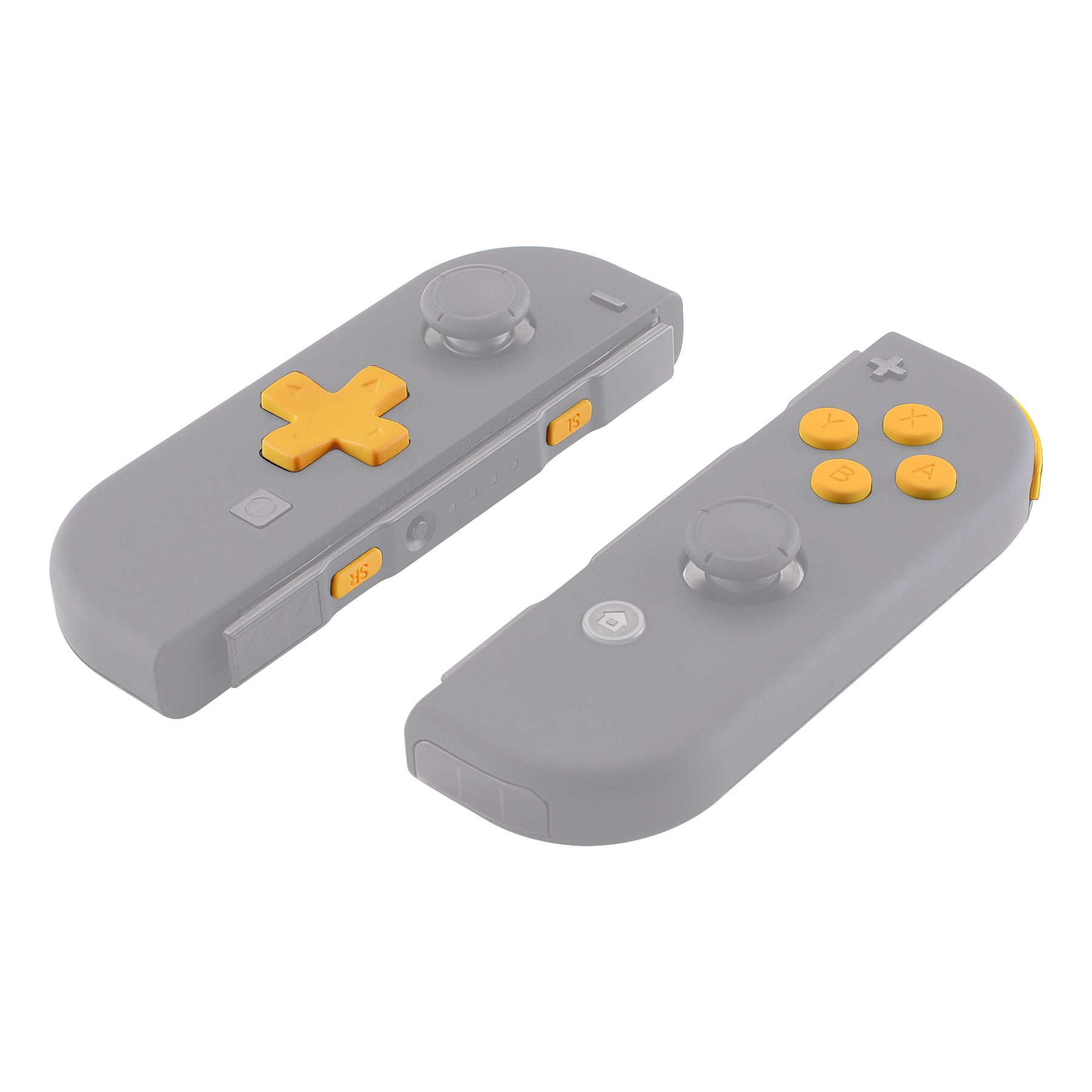 Caution Yellow D-pad ABXY Keys SR SL L R ZR ZL Trigger Buttons