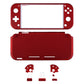 eXtremeRate Retail Soft Touch Scarlet Red DIY Replacement Shell for Nintendo Switch Lite, NSL Handheld Controller Housing with Screen Protector, Custom Case Cover for Nintendo Switch Lite - DLP303