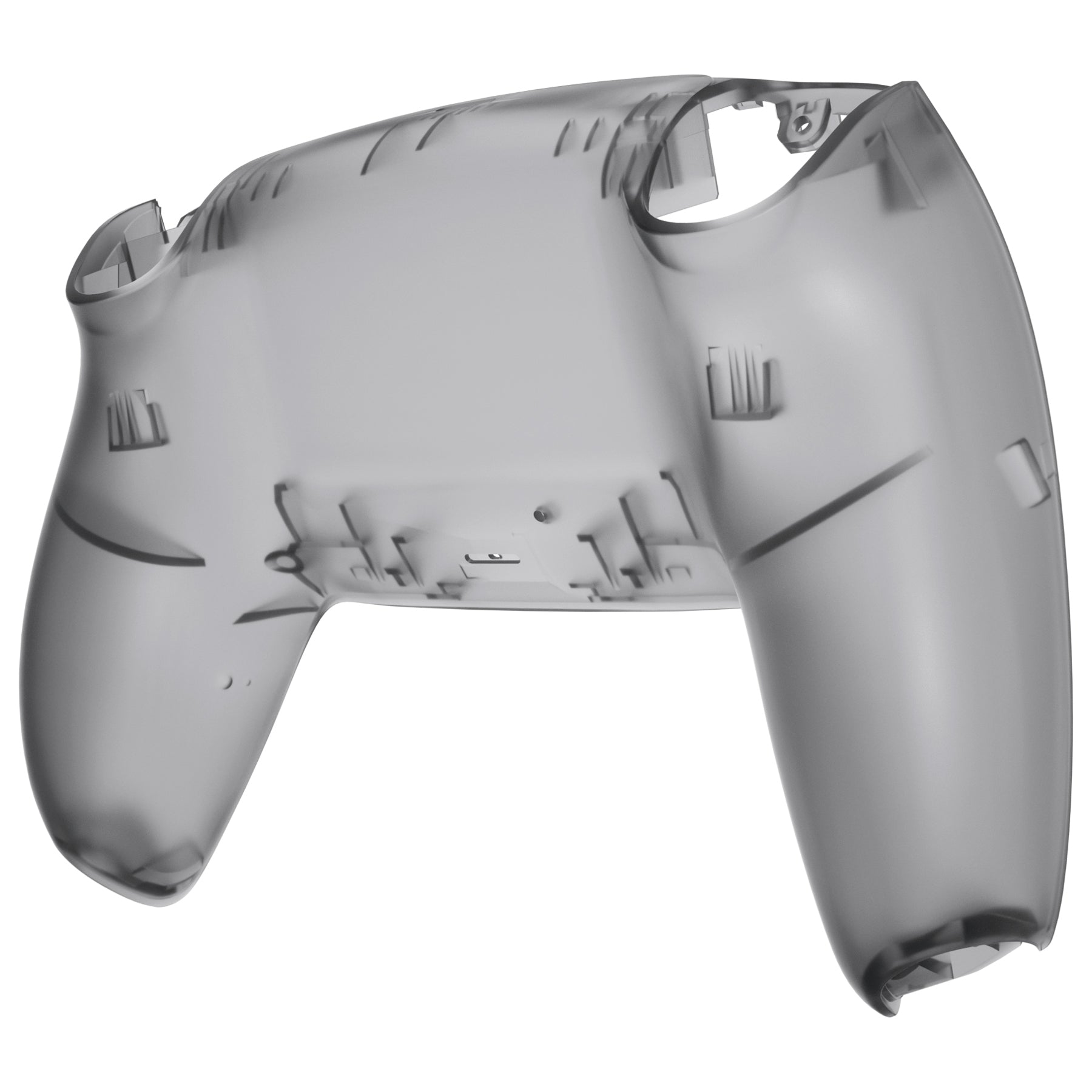 eXtremeRate Clear Black Custom Back Housing Bottom Shell
