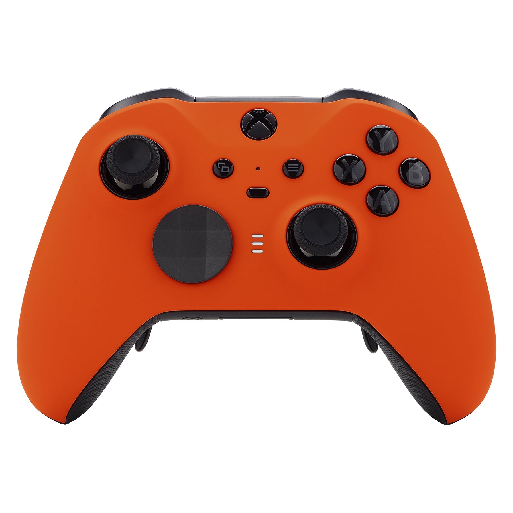eXtremeRate Orange Soft Touch Grip Faceplate Cover, Front Housing