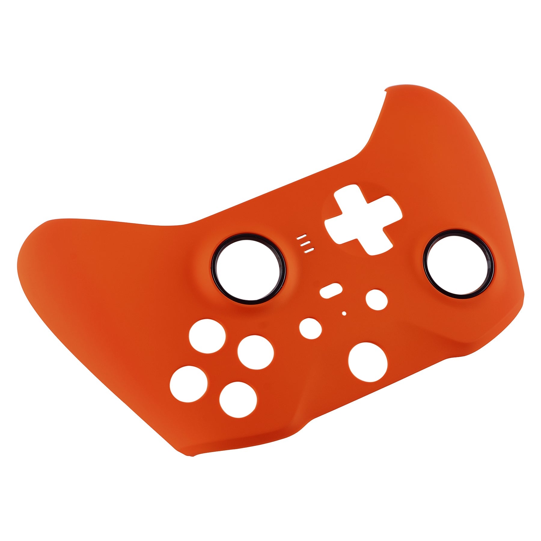 eXtremeRate Orange Soft Touch Grip Faceplate Cover, Front Housing