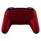 eXtremeRate Retail Red Faceplate Backplate Handles for Nintendo Switch Pro Controller, Soft Touch DIY Replacement Grip Housing Shell Cover for Nintendo Switch Pro - Controller NOT Included - FRP302