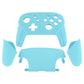 eXtremeRate Retail Heaven Blue Faceplate Backplate Handles for Nintendo Switch Pro Controller, Soft Touch DIY Replacement Grip Housing Shell Cover for Nintendo Switch Pro - Controller NOT Included - FRP308