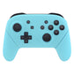 eXtremeRate Retail Heaven Blue Faceplate Backplate Handles for Nintendo Switch Pro Controller, Soft Touch DIY Replacement Grip Housing Shell Cover for Nintendo Switch Pro - Controller NOT Included - FRP308