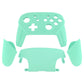 eXtremeRate Retail Mint Green Faceplate Backplate Handles for Nintendo Switch Pro Controller, Soft Touch DIY Replacement Grip Housing Shell Cover for Nintendo Switch Pro - Controller NOT Included - FRP309