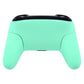 eXtremeRate Retail Mint Green Faceplate Backplate Handles for Nintendo Switch Pro Controller, Soft Touch DIY Replacement Grip Housing Shell Cover for Nintendo Switch Pro - Controller NOT Included - FRP309