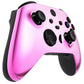 eXtremeRate Retail Chrome Pink Replacement Part Faceplate, Chrome Cyan Gold Red Housing Shell Case for Xbox Series S & Xbox Series X Controller Accessories - Controller NOT Included - FX3D407