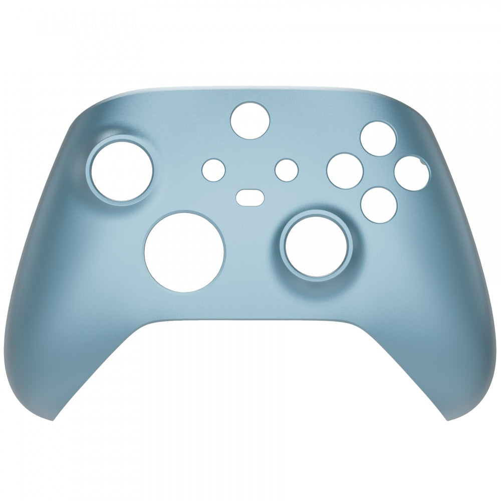 eXtremeRate Retail Titanium Blue Replacement Part Faceplate, Grip Housing Shell Case for Xbox Series S & Xbox Series X Controller Accessories - Controller NOT Included - FX3P348