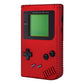 eXtremeRate Retail Scarlet Red Soft Touch Case Cover Replacement Full Housing Shell for Gameboy Classic 1989 GB DMG-01 Console with w/ Screen Lens & Buttons Kit - Handheld Game Console NOT Included - GBFP303
