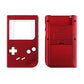 eXtremeRate Retail Scarlet Red Soft Touch Case Cover Replacement Full Housing Shell for Gameboy Classic 1989 GB DMG-01 Console with w/ Screen Lens & Buttons Kit - Handheld Game Console NOT Included - GBFP303
