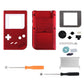 eXtremeRate Retail Scarlet Red Soft Touch Case Cover Replacement Full Housing Shell for Gameboy Classic 1989 GB DMG-01 Console with w/ Screen Lens & Buttons Kit - Handheld Game Console NOT Included - GBFP303