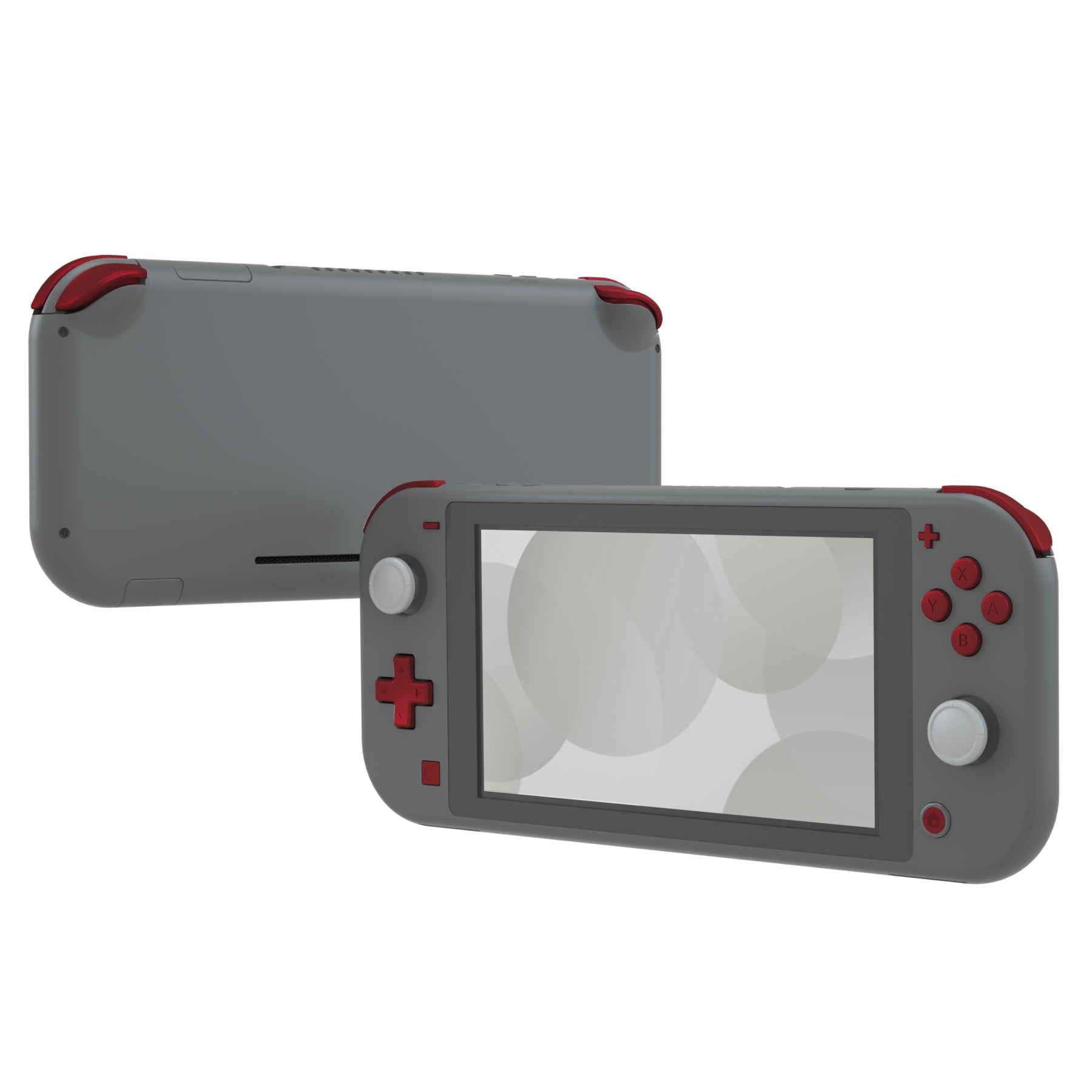 eXtremeRate Scarlet Red Replacement ABXY Home Capture Plus Minus