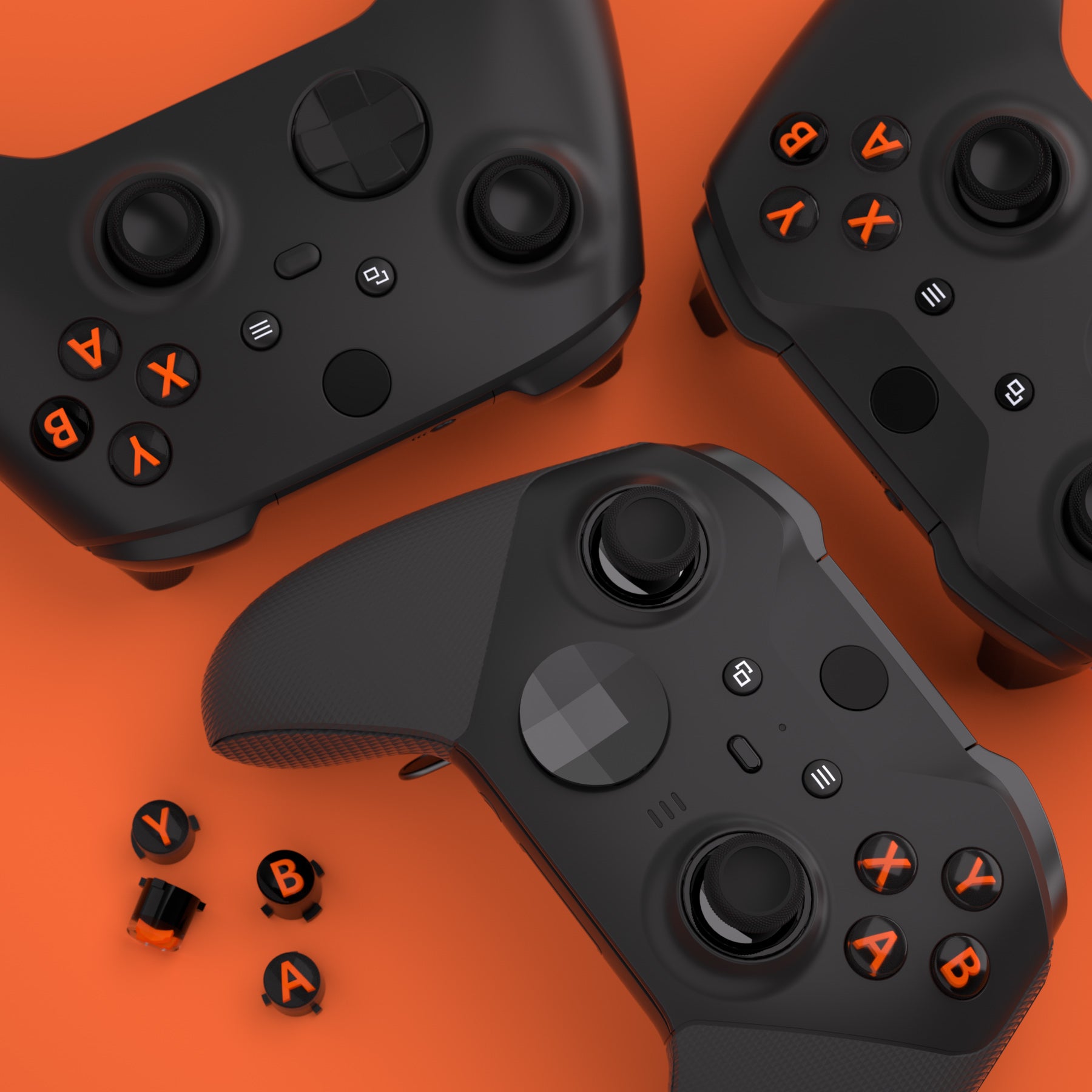 eXtremeRate Replacement Custom ABXY Action Buttons for Xbox Series