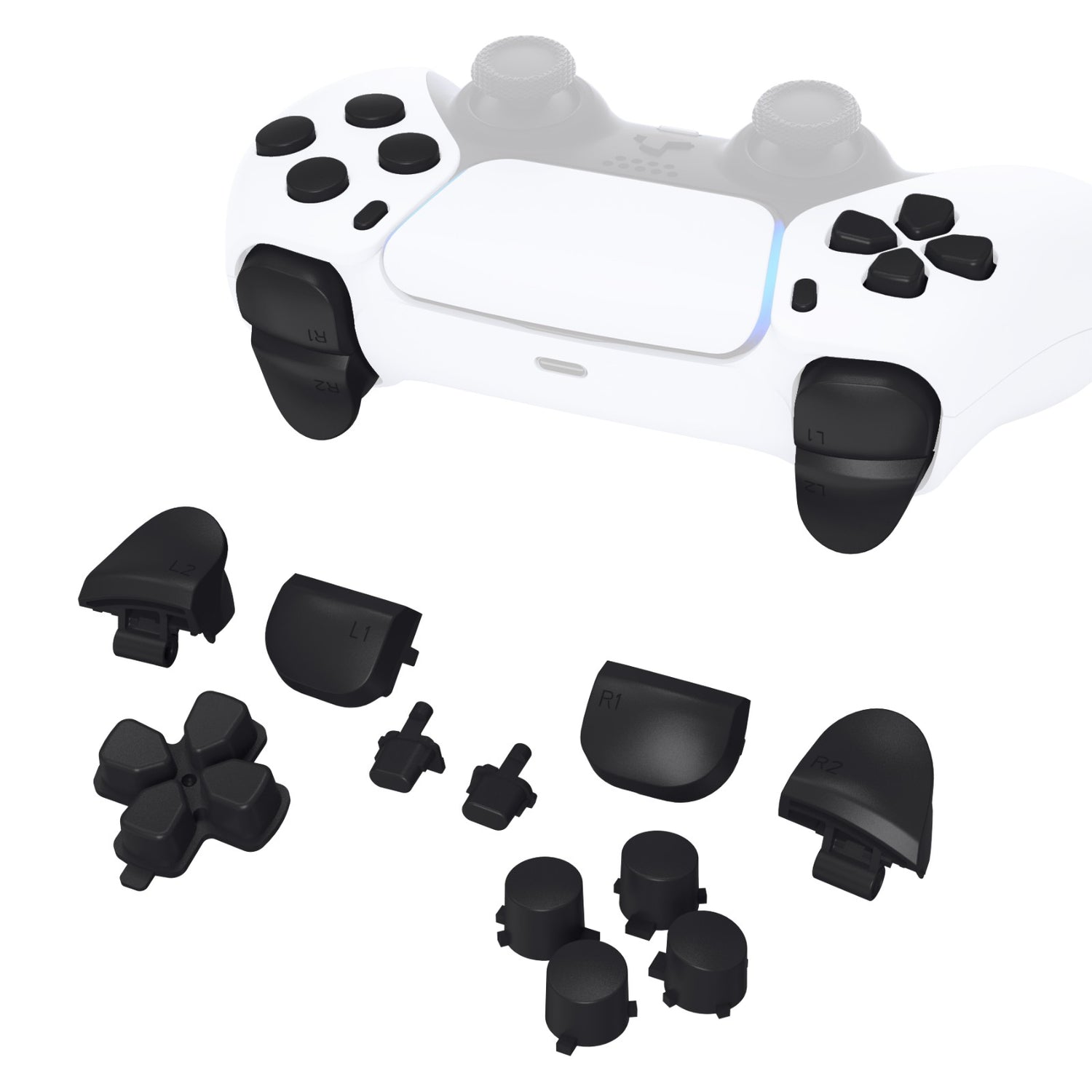 11in1 Full Set Buttons for PS5 Controller BDM-010/020
