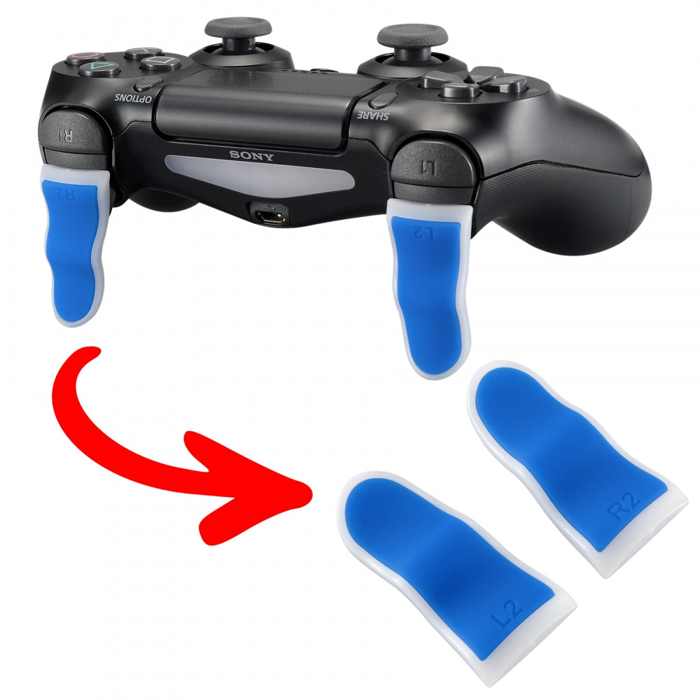 eXtremeRate Pair L2 R2 Buttons Extention Trigger for PS4 Slim