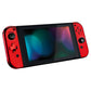 eXtremeRate Retail Chrome Red Joycon Handheld Controller Housing (D-Pad Version) with Full Set Buttons, DIY Replacement Shell Case for NS Switch JoyCon & OLED JoyCon - Console Shell NOT Included- JZD403