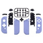 eXtremeRate Retail Soft Touch Light Violet Joycon Handheld Controller Housing (D-Pad Version) with Full Set Buttons, DIY Replacement Shell Case for NS Switch JoyCon & OLED JoyCon - Console Shell NOT Included - JZP309