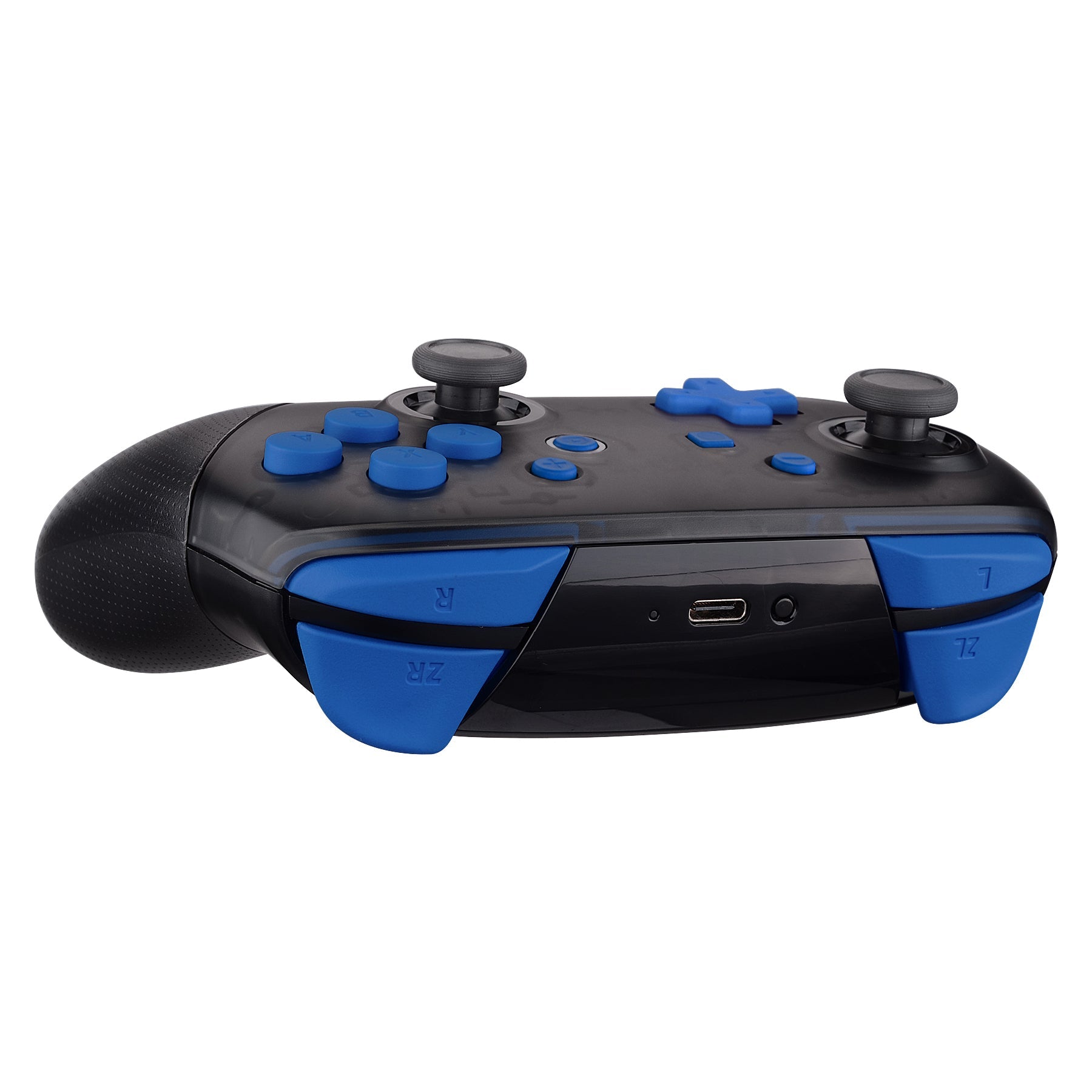 eXtremeRate Blue Repair ABXY D-pad ZR ZL L R Keys for Nintendo
