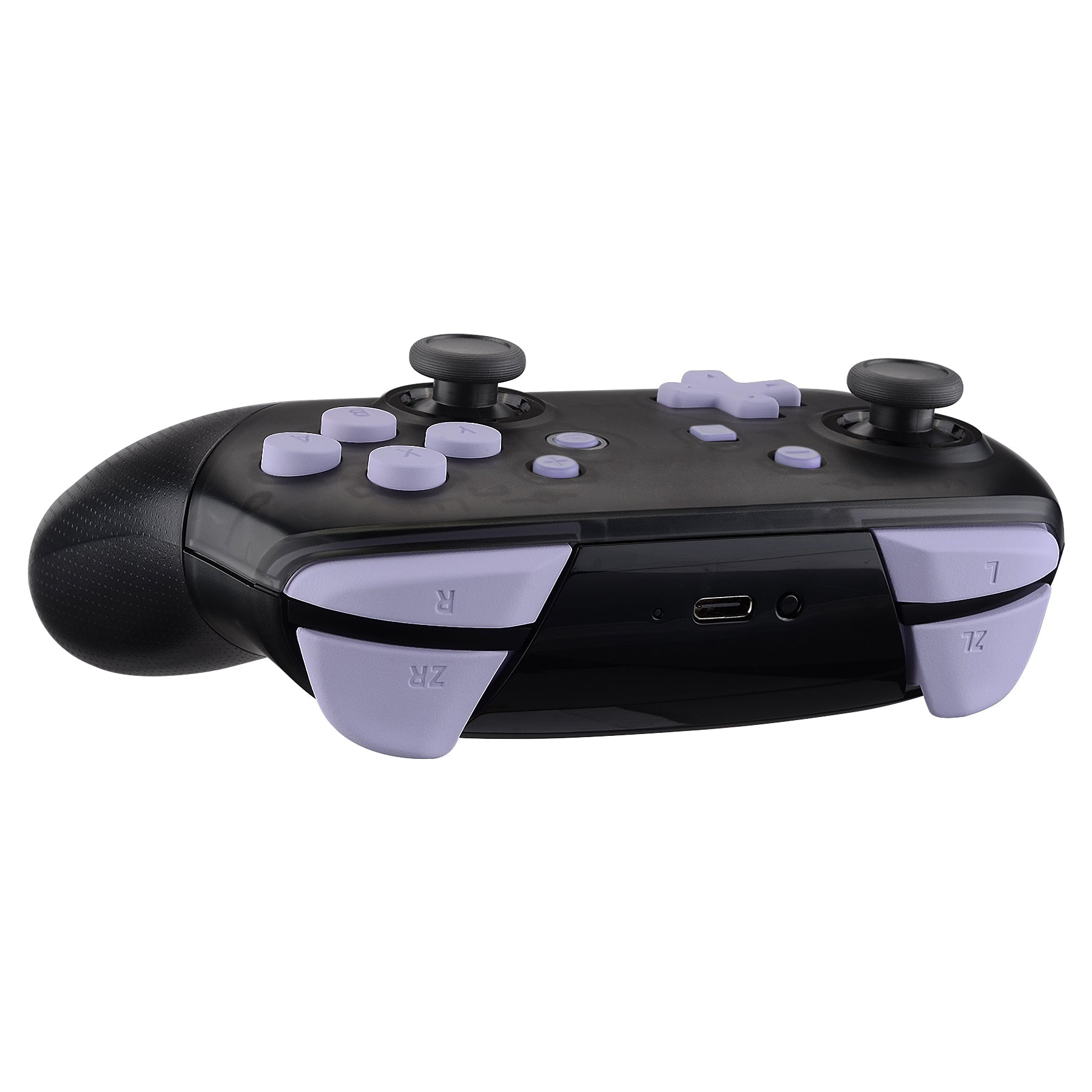 PROコントローラー eXtremeRate Light Violet Repair ABXY D-pad ZR ZL L R Keys for