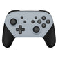 eXtremeRate Retail New Hope Gray Faceplate and Backplate for NS Switch Pro Controller, Soft Touch DIY Replacement Shell Housing Case for NS Switch Pro Controller - Controller NOT Included - MRP337