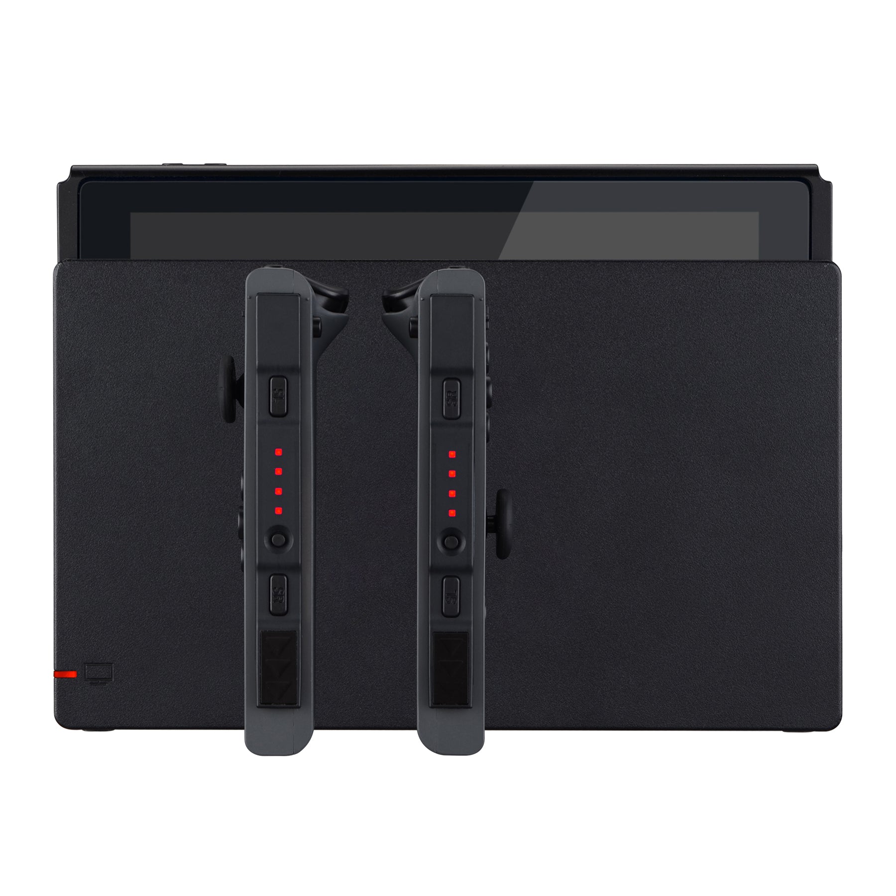 eXtremeRate Retail Red Firefly LED Tuning Kit for NS Switch Joycons Dock NS Joycon SL SR Buttons Ribbon Flex Cable Indicate Power LED-Joycons Dock NOT Included - NSLED003