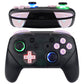 eXtremeRate Retail Multi-Colors Luminated Thumbsticks D-pad ABXY ZR ZL L R Cherry Blossoms Pink Classic Symbol Buttons DTFS LED Kit for NS Switch Pro Controller - 9 Colors Modes 6 Areas DIY Option Button Control - NSLED018