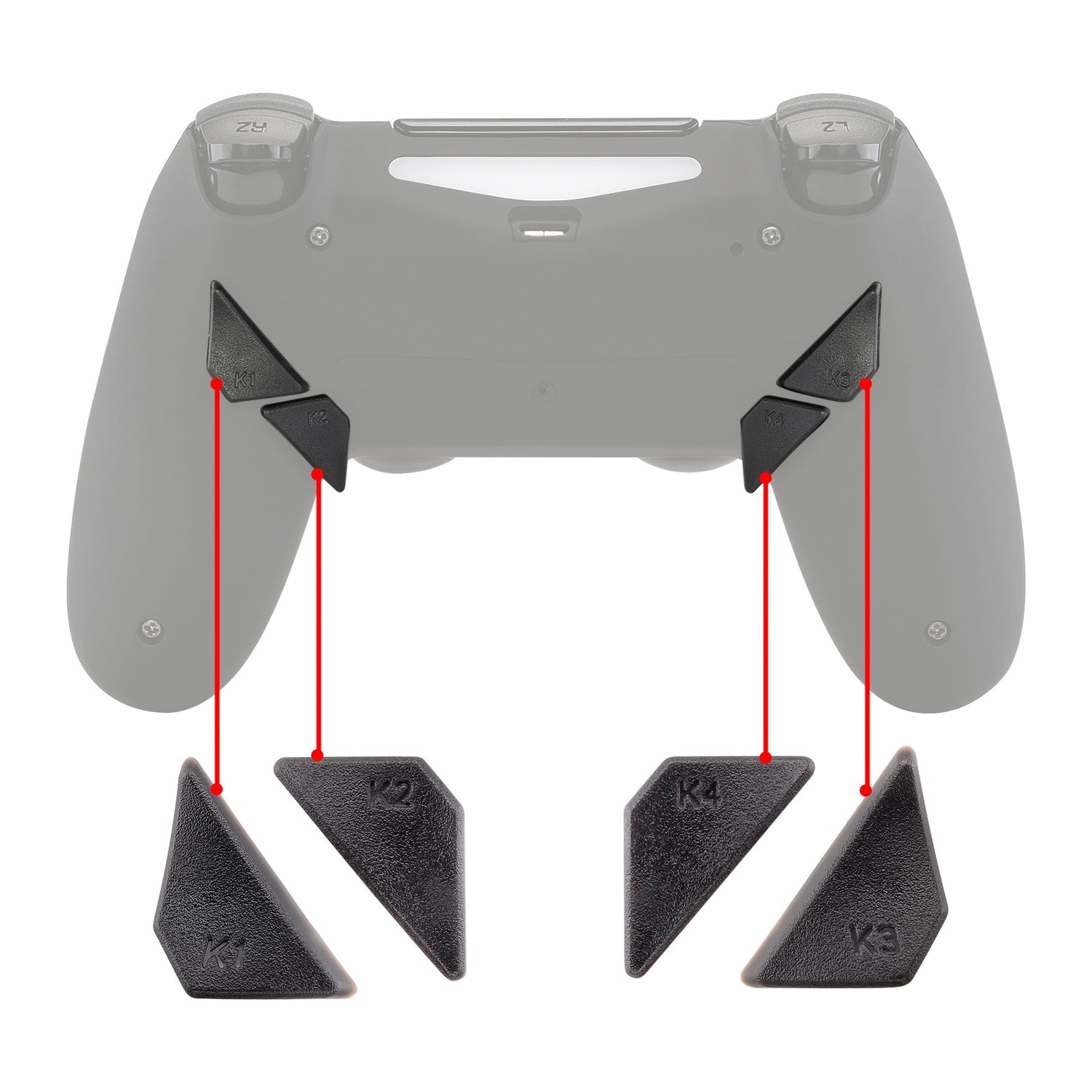 Redesigned Back Buttons for Dawn Remap Kit