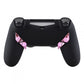 eXtremeRate Retail Chrome Pink Glossy Replacement Redesigned Back Buttons K1 K2 K3 K4 Paddles for eXtremeRate ps4 Controller Dawn Remap Kit - P4GZ023