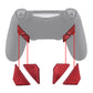 eXtremeRate Retail Soft Touch Scarlet Red Replacement Redesigned Back Buttons K1 K2 K3 K4 Paddles for eXtremeRate ps4 Controller Dawn Remap Kit - P4GZ024